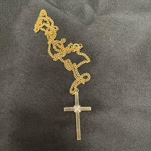 Gold Cross Necklace